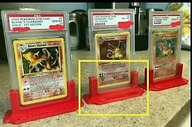 Same when it comes to picking a grader. 3 Charizard Psa Card Stands Ebay