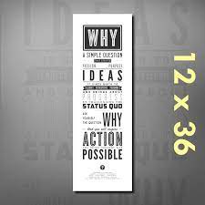 Amazon Com Inspirational Quote Ask Why Print Poster Motivational Wall Decor Ar Motivational Quote Posters Inspirational Quotes For Students Quote Posters