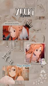 #im gonna make a proper os x sony gifset that includes the names of. Asuna Yuuki Aesthetic Wallpaper Sword Art Online Seni Anime Animasi