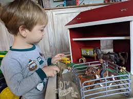 If you have an unusually large backyard or a small acreage, you can first you must consider, what are the things you and your horses need out of your barn? Diy Toy Barn From Wood Scrap Get The Free Plans Diy Danielle