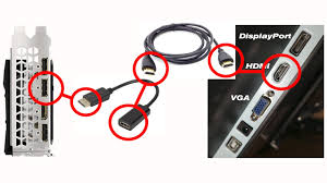 Press the reset/dv mode button or the source button on the front of the monitor (it will be either or, you shouldn't have both options). How To Connect Hdmi Monitor To Displayport Graphics Card Via Cheap Adapter Youtube