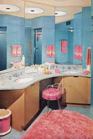 Lovely Pink And Blue Bathroom 1956 Retro Home Retro Home Decor Vintage Bathrooms
