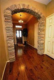 The cream laminated counters were topped with gray solid surface, while for the backsplash, emerald green ceramic tiles were used, giving it a shabby chic appeal. Top 21 Most Genius Ideas For Home Updates With Faux Stone Best Modern House Design Stone Archway Best Modern House Design Interior