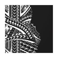Modern Tribal Canvas Art In Samoan Style Zazzle Com In 2020 Modern Tribal Gallery Wrap Canvas Tribal Wallpaper