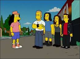 Desenhos de personagens de cartoon. Banda Blue Day Bandas No Desenho Do Simpson The Simpsons The Simpsons Show Simpson