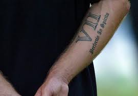 David beckham tattoos are no more unusual to tattoo parlors and at this point the hotshot has the same number of tats on his body as years on the david got a tattoo to his left side arm in 2008 highlighting another seraph which is probably for his third child, cruz joined by a hebrew saying, my. David Beckham S Tattoo Timeline A History Of Body Art Mirror Online