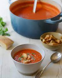 Classic Tomato Soup Once Upon A Chef Recipe Recipes Tomato Soup Food