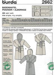 Melissa du blog melly sews propose un patron de robe de chambre pour les. Patron Peignoir Enfant Burda 2662 Patron Marque Burda