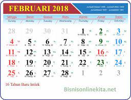 Ukuran kertas huruf, a4 atau a3. Kalender 2018