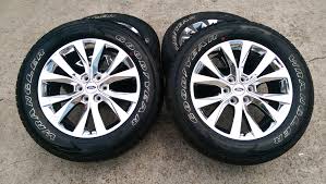 Set of 4 265/70/17 good year duratracs 9/32 tread 35000km on factory 2007 king ranch f150 rims. 20 Ford F 150 King Ranch Chrome Oem 10003