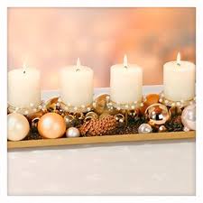 Porte Bougies Pour Couronnes De L Avent Couronne De L Avent Deco Noel Decoration Noel