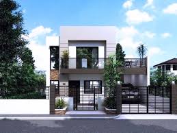 Desain taman dengan gerbang lingkaran beton besar sebagai jalan masuk ke taman. Desain Rumah Modern 10 Gambar Tips Dan Trik Memilih Rumah Modern