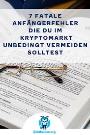 7 Fatale Anfangerfehler Die Du Im Kryptomarkt Unbedingt Vermeiden Solltest Bitcoin Kryptowahrung Krypto Online Geld Verdienen Kryptowahrung Geld Sparen