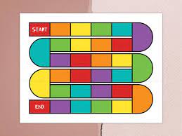 Printable Board Game Board Game Template Blank Board Game Etsy Printable Board Games Board Game Template Best Selling Board Games