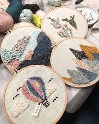 The circular knitting needle may seem like a specialty tool, but it could actually be the most useful needle in your knitting bag. Pin By Lawrie On Dreams Punch Needle Punch Needle Patterns Embroidery And Stitching