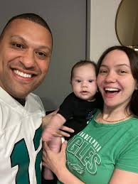 First game of the season! Looking forward to a life time of wins,  touchdowns and memories with my family! Go Birds!