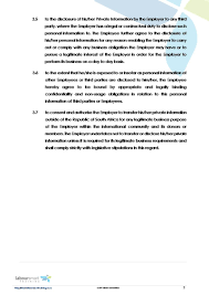 Student bursary cancellation form financial aid consent form financial aid brochure parent. Popi Example Clause Document Labour Law South Africa Download