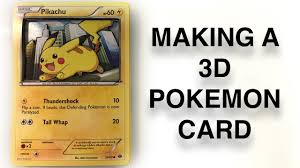 That's his face on his pokemon card! make your own pokemon card will bring you unprecedented joy and fun because each card you made is unique and they are not available for sale elsewhere. How To Make A 3d Pokemon Card Youtube