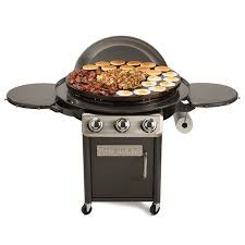 The blackstone adventure ready 22 griddle with hood, legs and bulk adapter hose is an ideal cooking accessory. Cuisinart 360 Xl Griddle Outdoor Cooking Station As Low As 317 0 Upc 817096015357 Dexter Clearance