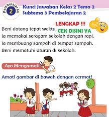 Lengkap Kunci Jawaban Kelas 2 Tema 2 Subtema 3 Pembelajaran 2 Kunci Jawaban Tematik Lengkap Terbaru Simplenews