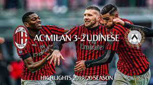 Kessie claims a point late in stoppage time: Highlights Ac Milan 3 2 Udinese Matchday 20 Serie A Tim 2019 20 Youtube
