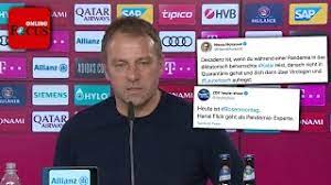 Hansi flick scherzte gut gelaunt über das faschingsoutfit von thomas müller, doch beim namen karl lauterbach platzte dem trainer des fc bayern münchen plötzlich der kragen. Hansi Flick Kritisiert Karl Lauterbach Und Kassiert Dafur Hame Und Spott Auf Twitter Youtube