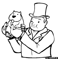 The student's love these color by number rodeo activity pages. Groundhog Day Online Coloring Pages