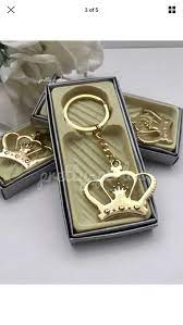 Baby Shower Birthday Party Quince 15 Crown Keychain Gold Etsy In 2021 Baby Shower Favors Girl Girl Shower Favors Baby Shower Birthday