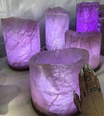 who else needs one of these tag a friend who d love these rose quartz lamps photo by kelleye check out he quartz lamp rose quartz healing crystals