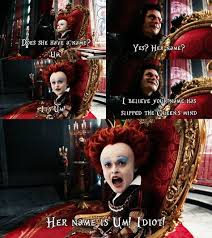 Alice In Wonderland 2010 Her Name Is Um Idiot Alice In Wonderland Wonderland Disney Alice
