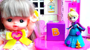 メルちゃん　プリンセスレッスン〜エルサとえいご〜　アニメおもちゃディズニーブリンセス