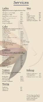 Image Result For Hair Salon Services And Price List Hair Salon Price List Home Hair Salons Hair Salon Prices