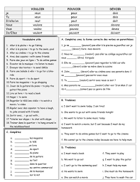 Free online tutorial focusing on modal verbs and modal like expressions with interactive modal verb exercises. Ks3 4 French Modal Verbs Drills Teaching Resources