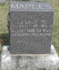 Sarah Jane Thomas Maples (1858-1940)