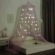This is a replacement canopy for the grill shelter gazebo. Octorose Butterfly Glow In Dark No Battery Needed Bed Canopy Large Size Fits Twin Queen King Cal King Bed Walmart Com Pink Bed Canopy Bed Canopy With Lights Bed Canopy