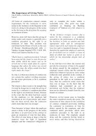 Any delay notice must relate to the provisions of the contract including any bespoke amendments. 2