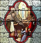 Une « dame vêtue de blanc ». Apparitions Mariales De Lourdes Wikipedia