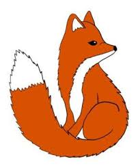 Baby Fox Clipart Black And White Fox Clip Art Clip Art Art Fox Painting