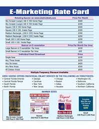 To show you how important it is to compare interest rates, let's say you have a balance of $1,000 on a credit card with an interest rate of 20.99% p.a. Free 6 Marketing Rate Card Examples Templates Download Now Examples