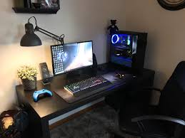 Microcenter And Ikea Are My Weakness Video Game Room Design Gaming Room Setup Laptop Gaming Setup