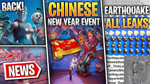 New fortnite leak shows upcoming exotic smg and ar. Fortnite News Chinese New Year Event S8 Earthquake Leaks New Block Changes More Youtube
