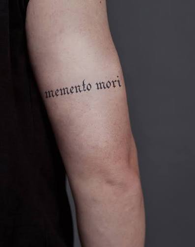 Memento Mori Temporary Tattoo Lasts 1-2 Weeks – EZINK™