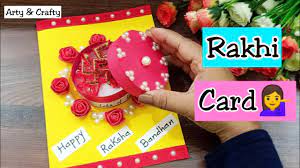 Make beautiful rakhis (simple, traditional, or modern ones) at home for your brother. How To Make Raksha Bandhan Card At Home Handmade Rakhi Card In Lockdown Rakhi Easy Card 2020 Idea Youtube