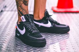 Black Air Force 1 Off White Pin De Abhishek Em Sneakers Tenis Roupas Bone