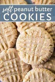 Soft Peanut Butter Cookies Recipe Soft Peanut Butter Cookies Chewy Peanut Butter Cookies Butter Cookies