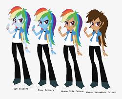 Colored with opawz dog hair dye. Human Rainbow Dash Photo Mlp Human Rainbow Dash Png Image Transparent Png Free Download On Seekpng
