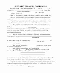 Security Guard Contract Template Awesome Security Contract Template Contract Template Adjective Words Classroom Newsletter Template