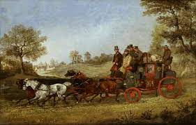 Dieses listing ist in deutsch und in englisch verfügbar. Die Postkutsche London Dover Unterwegs Henry Alken D A Als Kunstdruck Oder Handgemaltes Gemalde