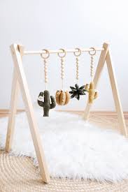 Cactus Baby Play Gym Toys Wooden Play Gym Toys Baby Activity Etsy Baby Play Gym Toys Baby Play Gym Wooden Play Gym