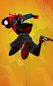 spider man into the spider verse wallpaper spiderman marvel superhero posters spiderman art pinterest